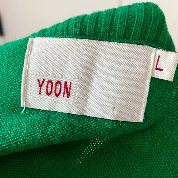 Green lightweight cropped sweater - Picture 5 of 7